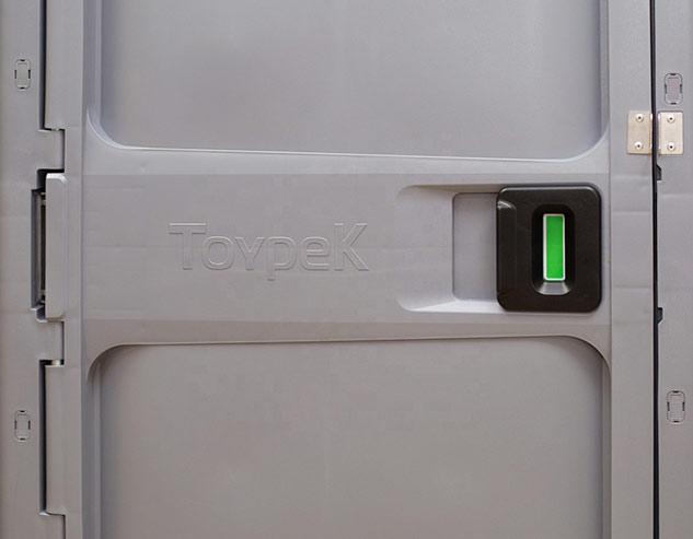 Запирающее устройство на двери туалетной кабины «ToypeK»